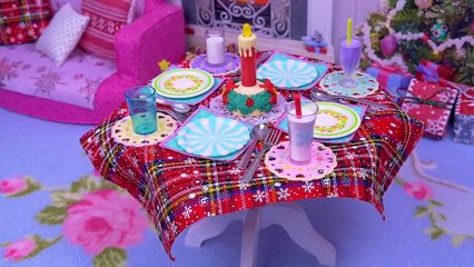 Baby Dolls Family Dollhouse Decoration for Christmas with Presents!