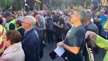 Los separatistas pinchan en la celebración del final del juicio con menos de 6.000 personas en Barcelona