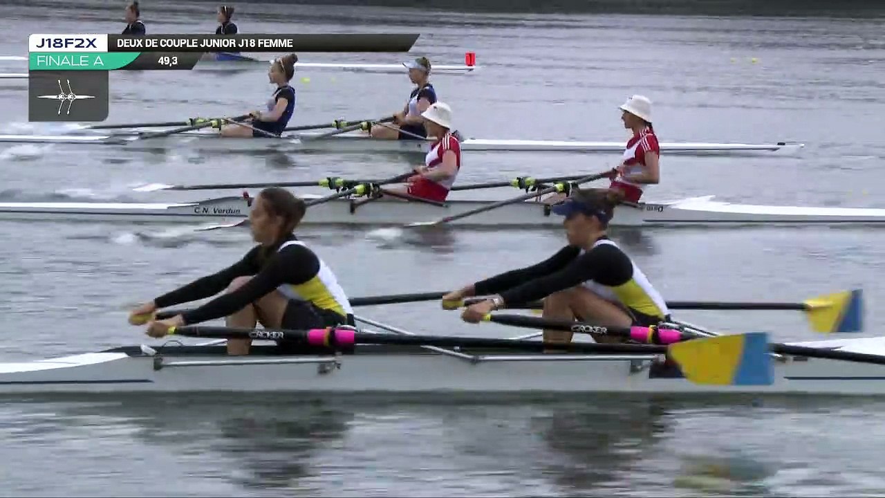 Bourges 2019 - J18F2X - championnat de france junior - Finale A - Deux de couple Junior femmes