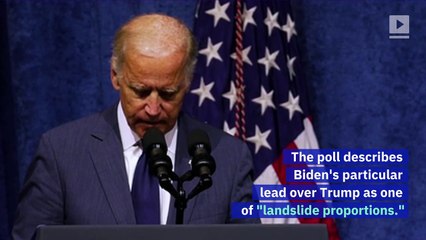 Biden Is Beating Trump by a 'Landslide' in New Poll