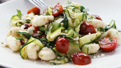 How to Make Gnocchi with Zucchini Ribbons & Parsley Brown Butter