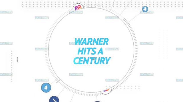 Socialeyesed - Warner hits a century in Australia win