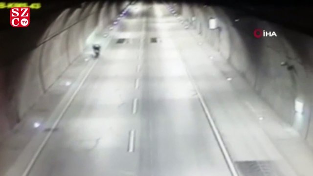 Motosikletli genç kızın feci ölümü kamerada