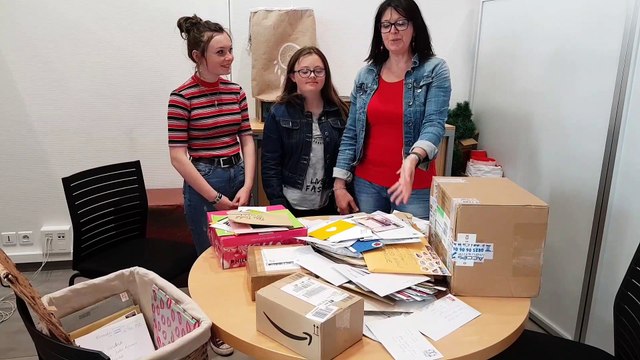 Gaëlle Vendrot remercie les internautes qui ont envoyé des lettres Chloé, sa fille trisomique