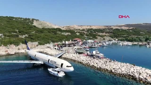 EDİRNE Dev yolcu uçağı, Saros Körfezi'ne batırılıyor-1