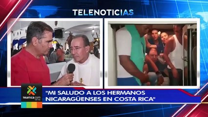 Ignacio Santos conversó en Nicaragua con el padre Román descendiente de Augusto César Sandino