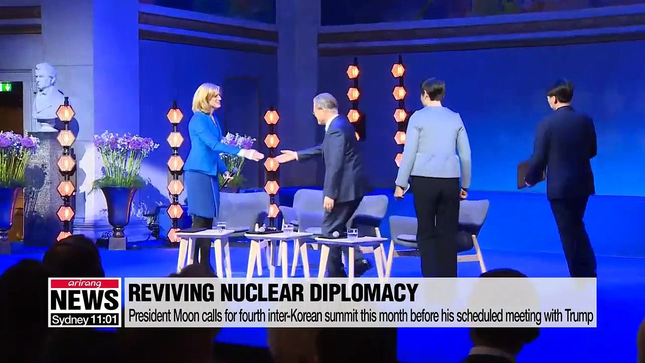 President Moon calls for fourth inter-Korean summit this month before his scheduled meeting with Trump