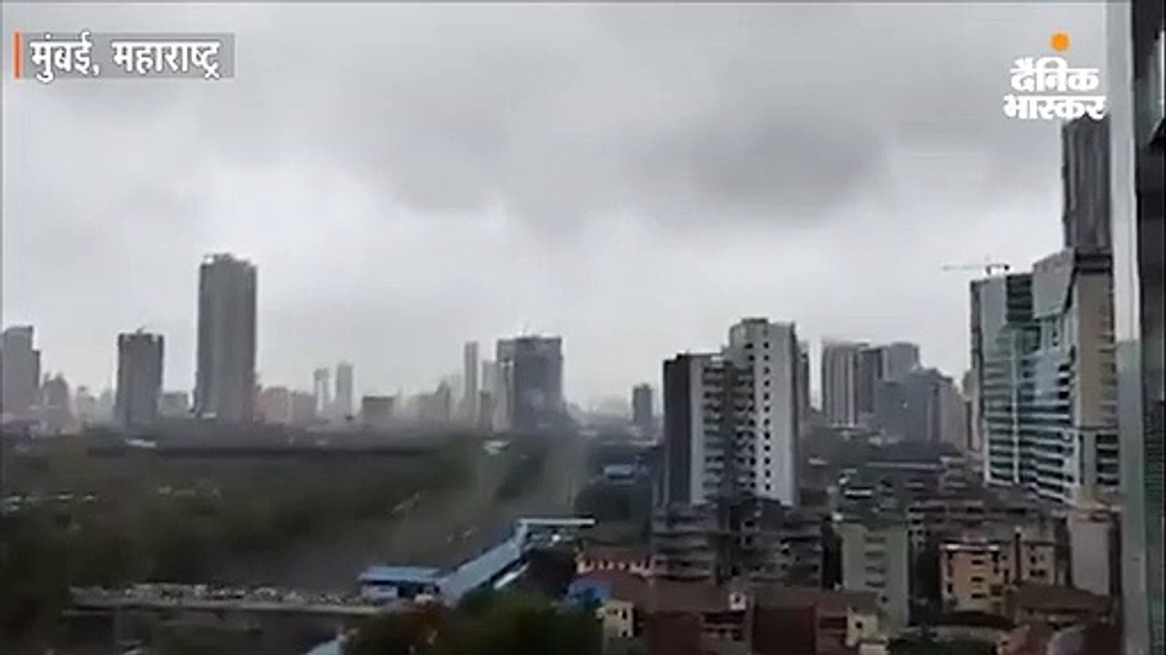 मुंबई में तेज हवाओं के साथ शुरू हुई बारिश, महार...