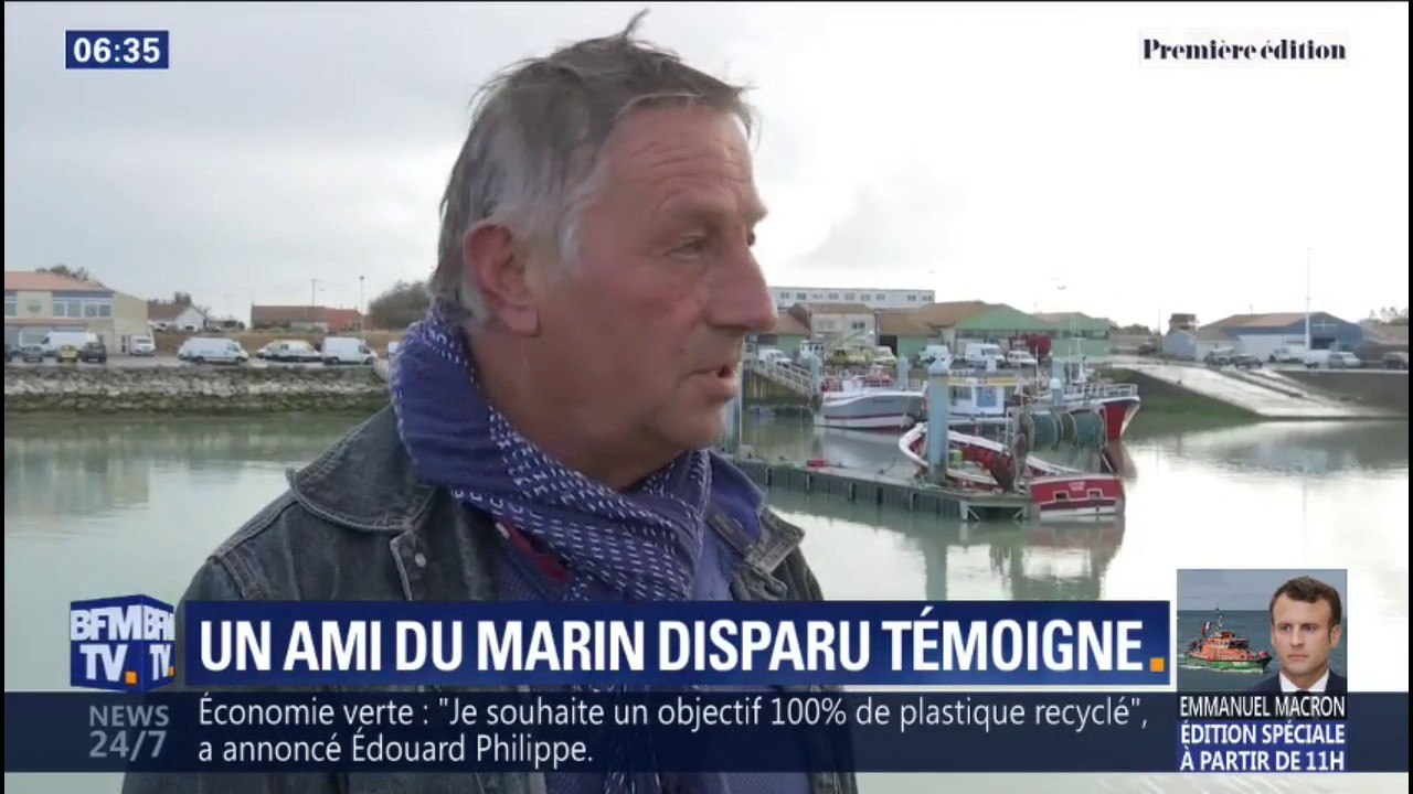 "Il connaissait son métier par cœur." Un ami du pêcheur disparu aux Sables-d'Olonne témoigne