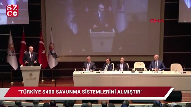 Erdoğan: Türkiye S400 savunma sistemlerini alacaktır demiyorum, almıştır. Biz bu işi bitirdik