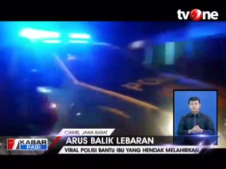 Viral Polisi Selamatkan Pemudik yang Akan Melahirkan