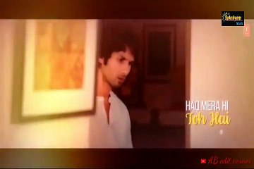 Tujhe Kitna Chahne Lage Song status ! Kabir Singh ! 30 sec status video ! Shahid K - Sakshyam Music