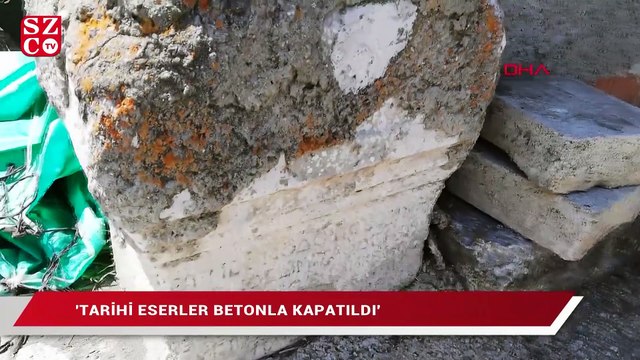 Bizans dönemine ait yapıların bulunduğu cami defineciler tarafından talan ediliyor
