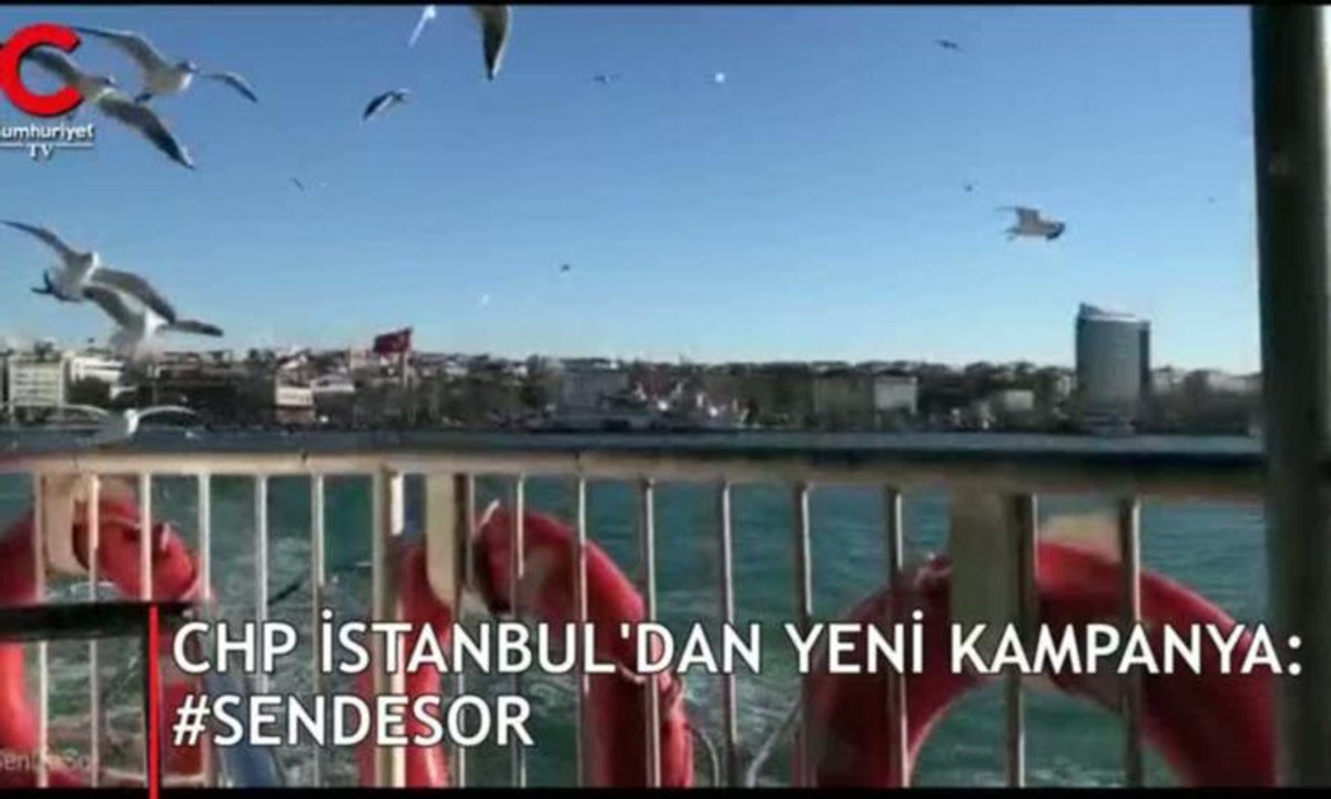 CHP İstanbul'dan sosyal medyayı sallayan kampanya: #SenDeSor