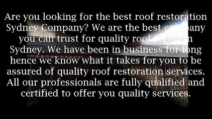 Top View Roofing | Roof Restoration Sydney