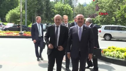 ANKARA Çavuşoğlu Fransa Dışişleri Bakanı Jean-Yves Le Drian ikili görüştü