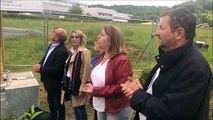 Inauguration du panneau présentant le chantier d’extension dans l’ agro-alimentaire de l’EPL Agro à Bar-le-Duc