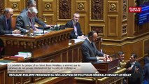 Le discours de politique générale d'Edouard Philippe au Sénat
