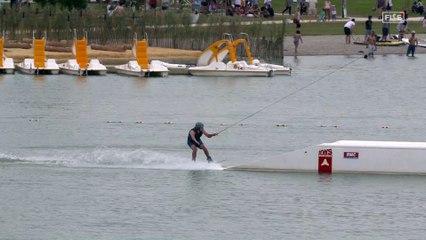 Bobby CARNE 1er Final WakeBoard - FISE Xperience  Wave Island - Monteux 2019