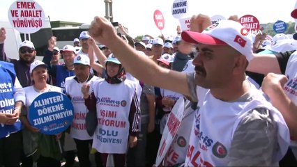 Hak - İş yürüyüşü 3’üncü gününde Yeniçağa ulaştı