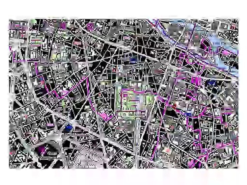 Style continuum between IGN and OSM maps