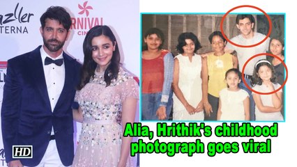 Alia, Hrithik's childhood photograph goes viral