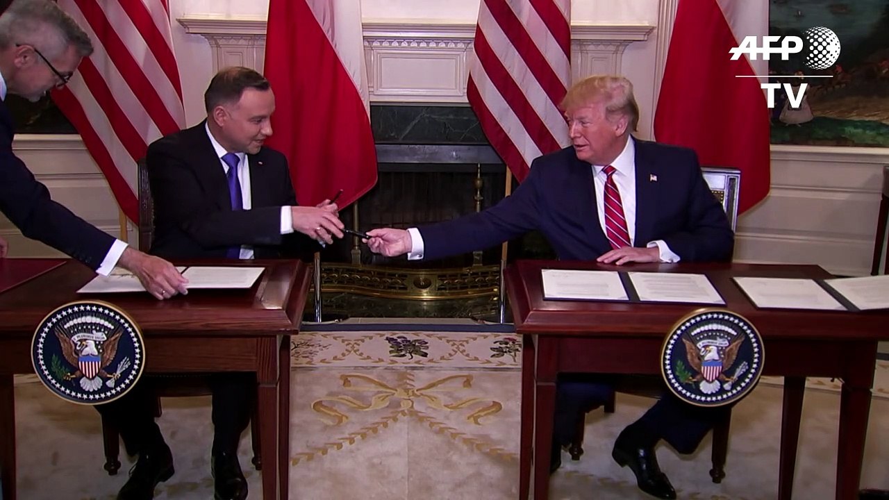 Trump lobt Polen und kritisiert Deutschland