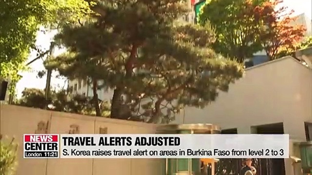 S. Korea raises travel alert on areas in Burkina Faso from level 2 to 3