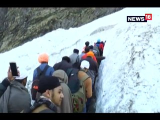 हेमकुंड साहिब मार्ग में पिघलते ग्लेशियर बने तीर्थयात्रियों के लिए खतरा