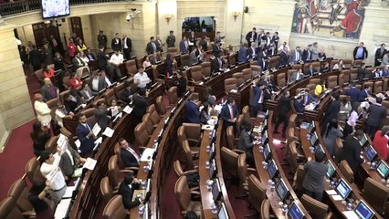 Exjefe guerrillero requerido por EEUU en su primera sesión como parlamentario en Colombia