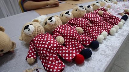 Atölyede ürettikleri oyuncaklarla çocukları sevindirdiler - HATAY