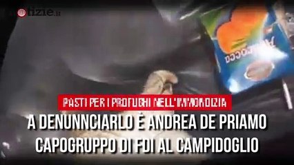 Cibo destinato ai migranti gettato nell'immondizia | Notizie.it