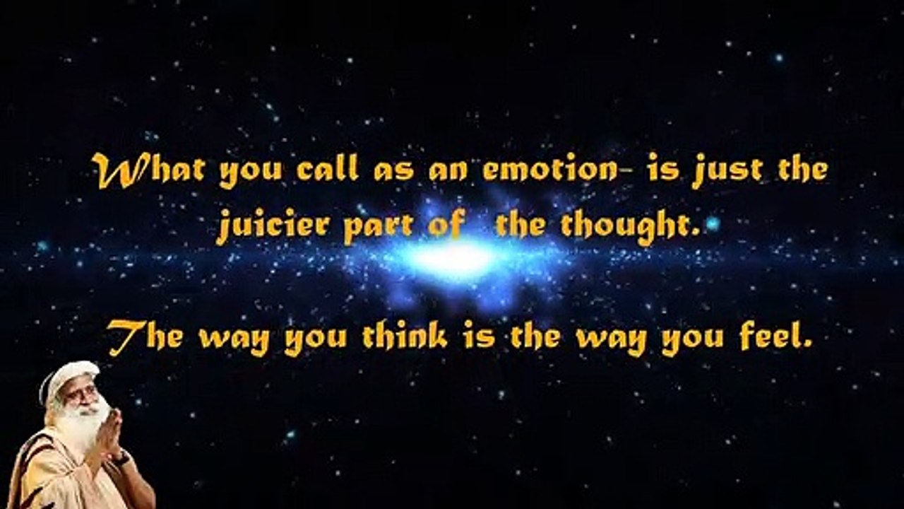 Distinction Between Emotion and Thought - It Doesn’t Really Exist