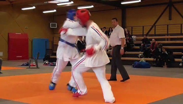 5 éme combat Karaté contact ; Open de Vendée de Karaté 2019