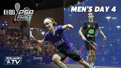 Squash: CIB PSA World Tour Finals 2018/19 - Men's Day 4 Roundup