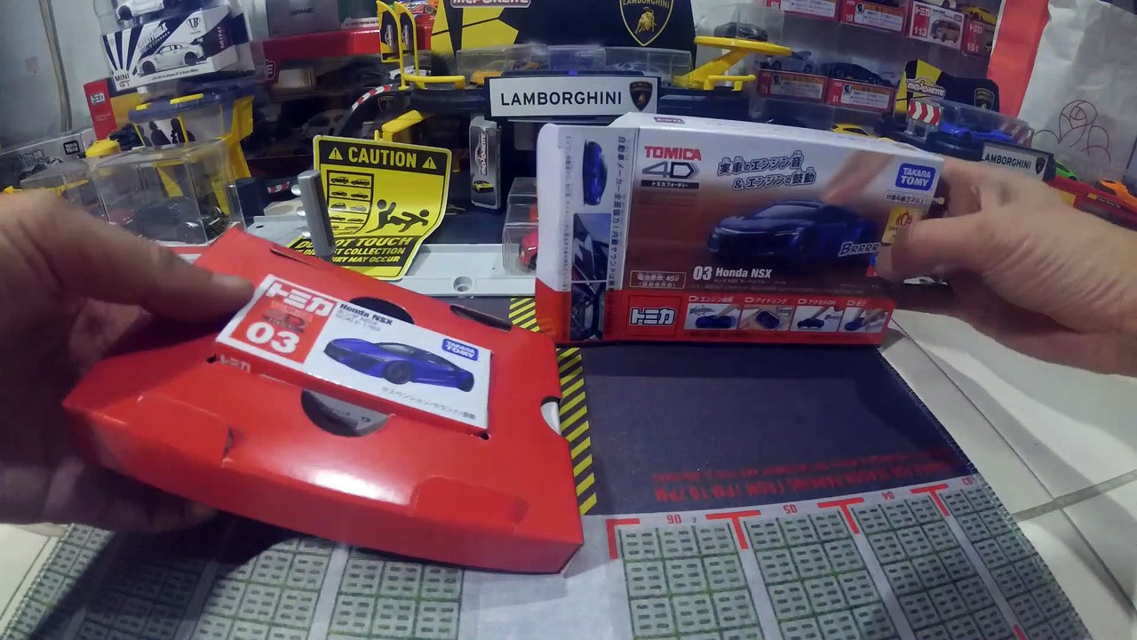 Tomica 4D 03 Honda NSX Nouvelle Blue Pearl トミカ4D 03 ホンダ NSX ヌーベルブルー・パール