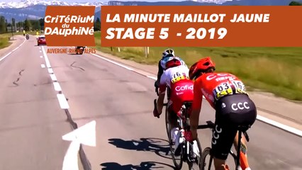 Download Video: Yellow Jersey Minute / Minute Maillot Jaune - Étape 5 / Stage 5 - Critérium du Dauphiné 2019