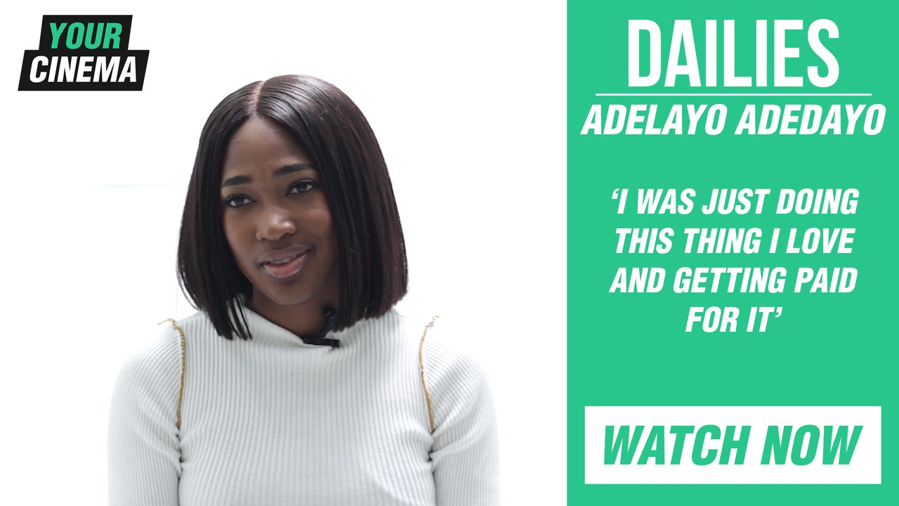 "I was just doing this thing I love and getting paid for it" Adelayo Adedayo #DAILIES