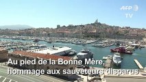 A Marseille, hommage aux sauveteurs disparus des Sables-d'Olonne