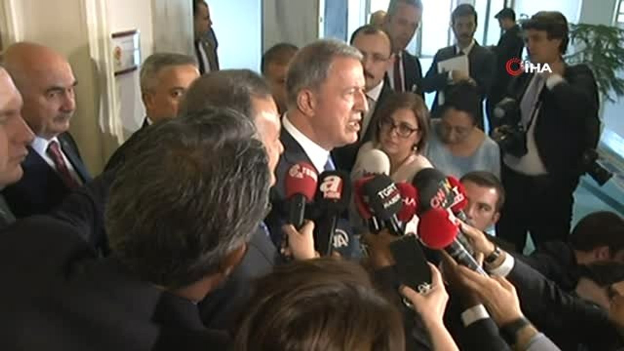 Milli Savunma Bakanı Hulusi Akar, İYİ Parti'yi ziyaret etti