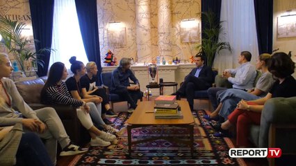 Report TV -Veliaj takon kompionet e basketbollit 'Tirana'