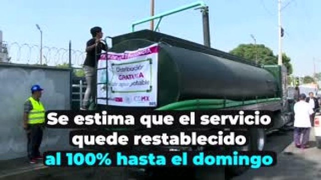 Estados | Ubica los tinacos de abastecimiento de agua en el megacorte