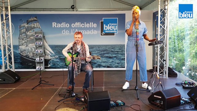 Aïassata et Frédéro sur les Terrasses Live de France Bleu Normandie