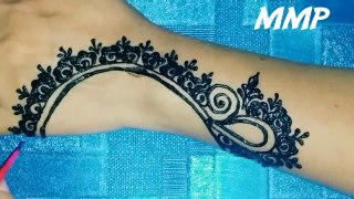 Latest stylish Arabic Mehndi Design By  MMP