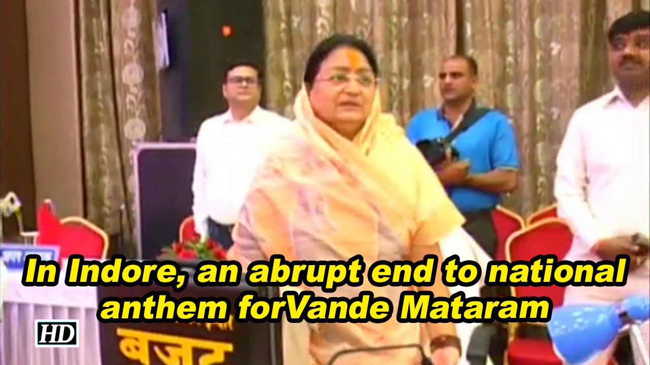 In Indore, an abrupt end to national anthem for...