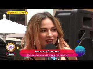 Paty Cantú aclara si el dueto con Alejandro Sanz fue un fracaso | Sale el Sol