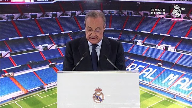 Florentino Pérez a Hazard: Tu deseo futbolístico era estar en el Real Madrid y así ha sido