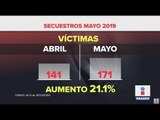 Aumentan los secuestros entre abril y mayo de 2019 | Noticias con Ciro Gómez Leyva