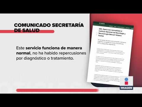 Opera con normalidad el Instituto Nacional de Neurología | Noticias con Ciro Gómez Leyva