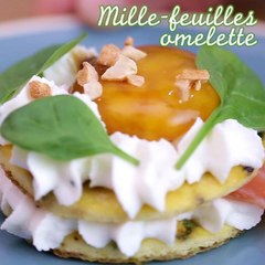 Mille-feuille d'omelette